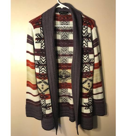 BCBGMAXAZRIA Multi Colored Knit XL Sweater - Picture 2 of 3